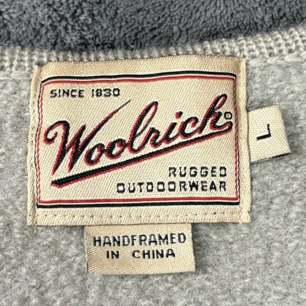 Vintage Woolrich Maple Leaf Print Nordic Clasps Wool Vest - Picture 5 of 8